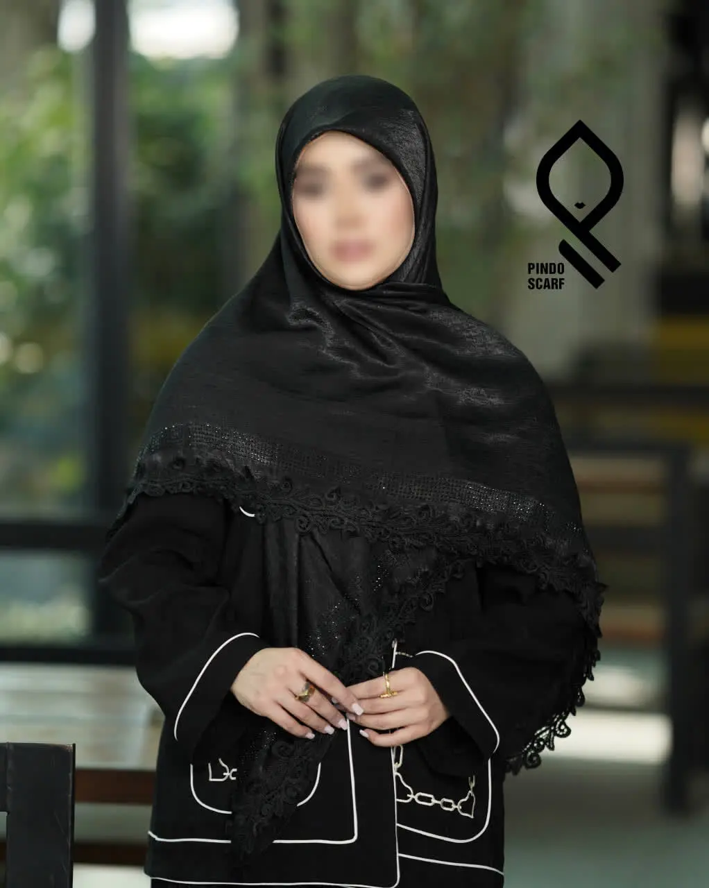⬛️ روسری کوپرا نگین گیپور ک...