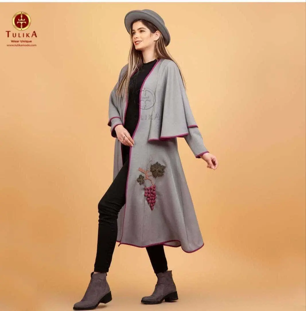 🖋نام: مانتو گلدوزی انگور 
