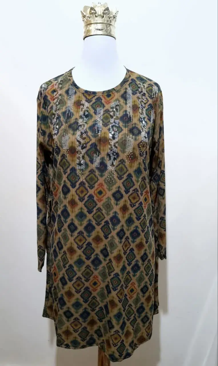 🌸 #تونیک زنانه نگین کاری شده
