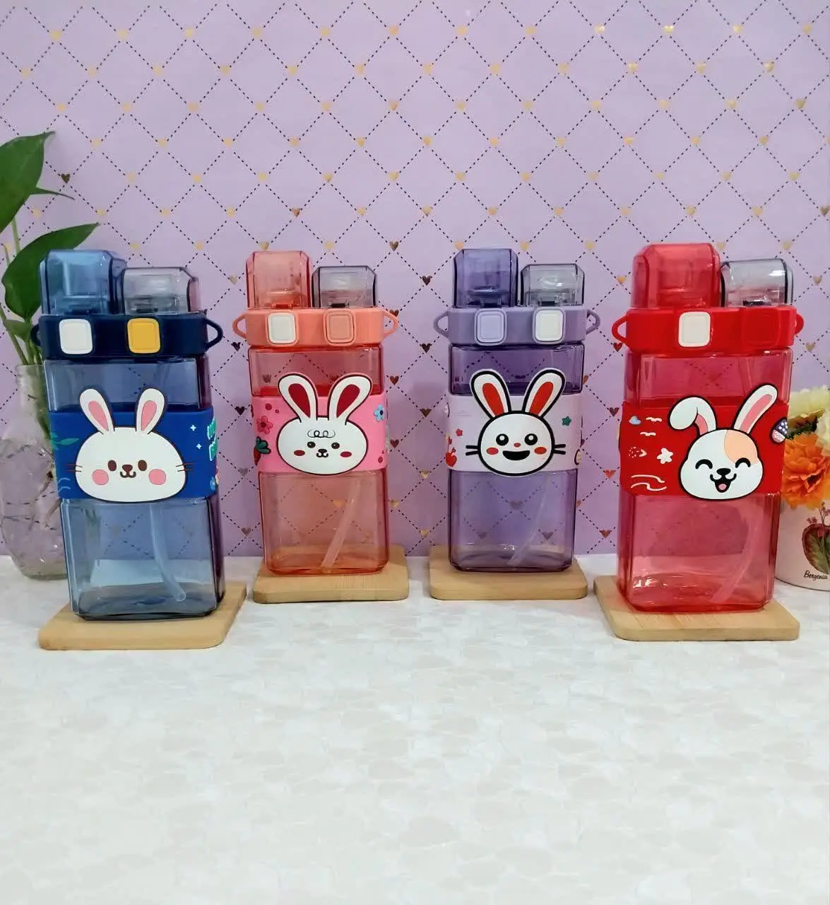 قمقمه آب کتابی مدل خرگوش فانتزی وکیوت🐰💧🐰💧🌹
