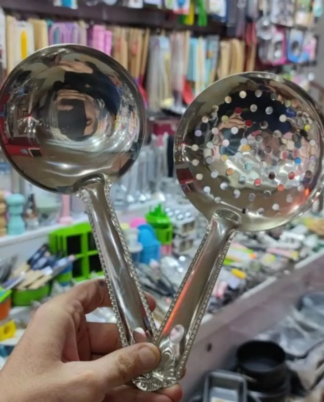 🎀 کفگیر ملاقه دسته کوتاه 🎀
