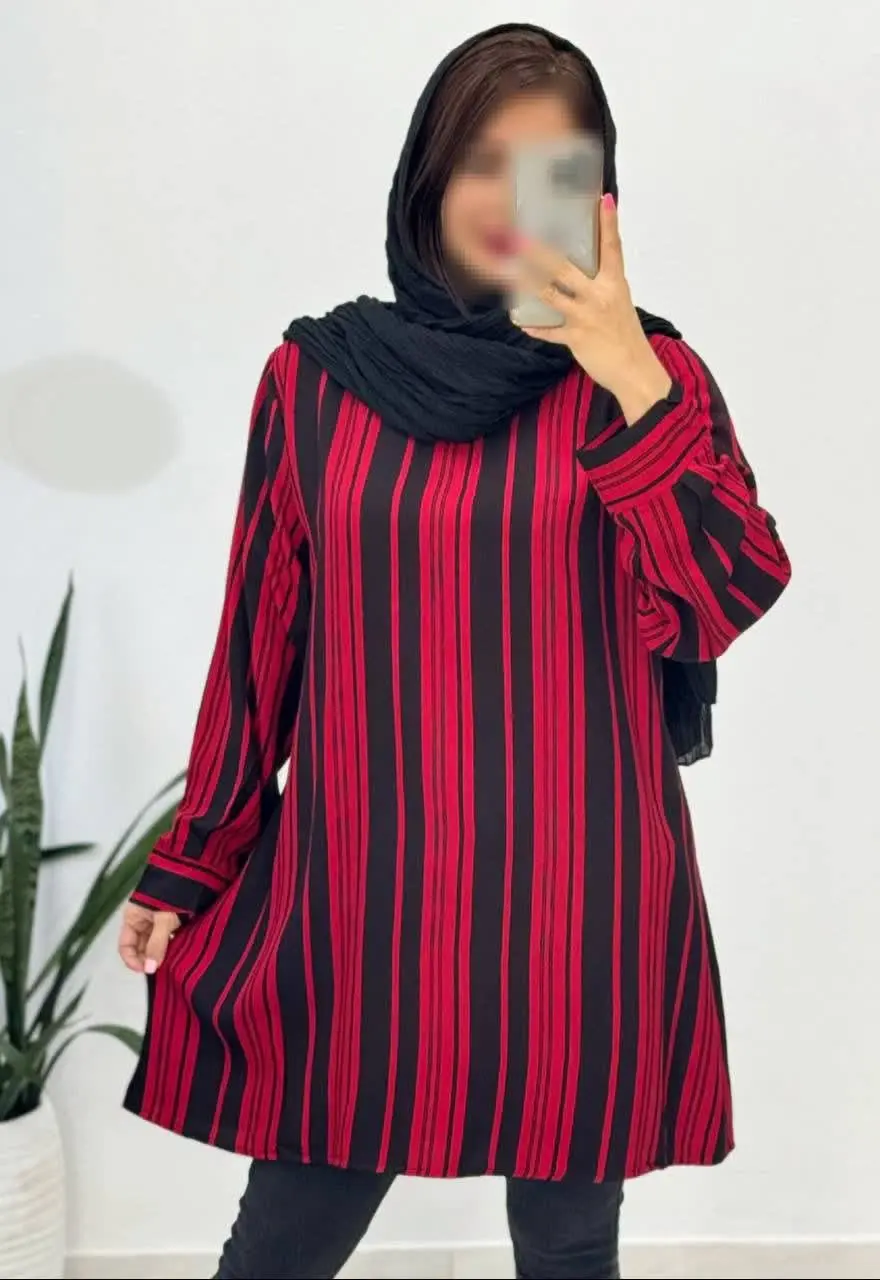 نام: تونیک راه راه مینا
