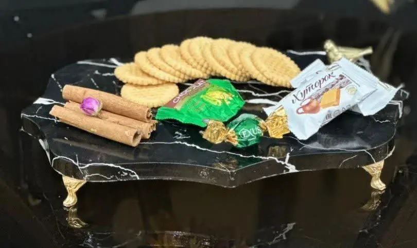 استند مزه پایه دار چوبی شارژ شد 😍😍
