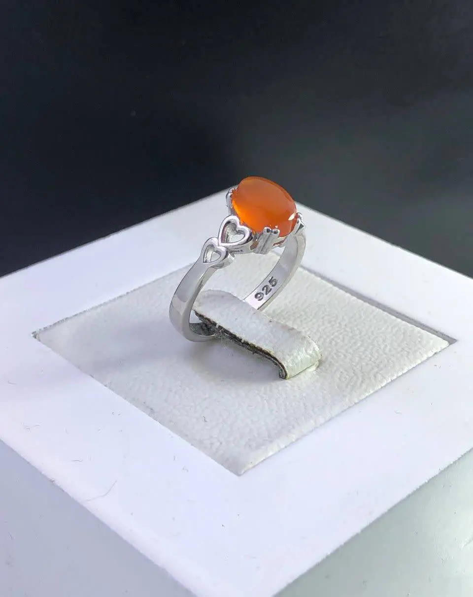 #انگشتر #نقره زنانه با آبکاری رادیوم 👌 رکاب مدل قلبی❤️
