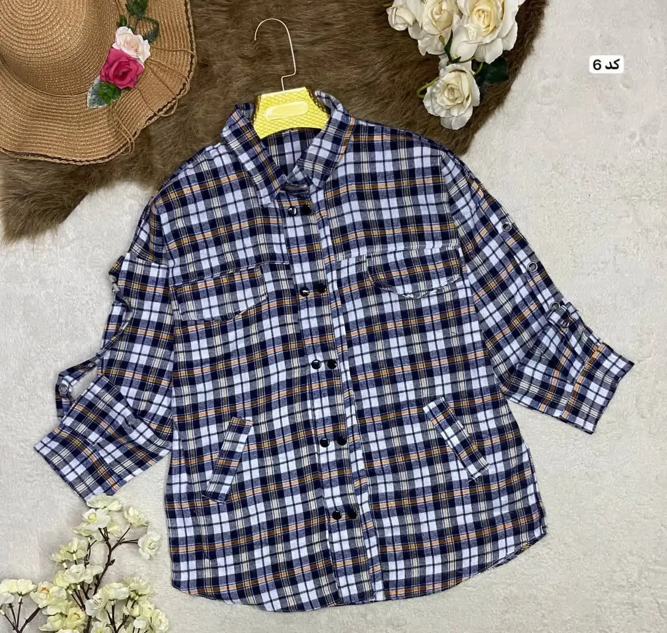 نام: مانتو چهارخونه پشمی
