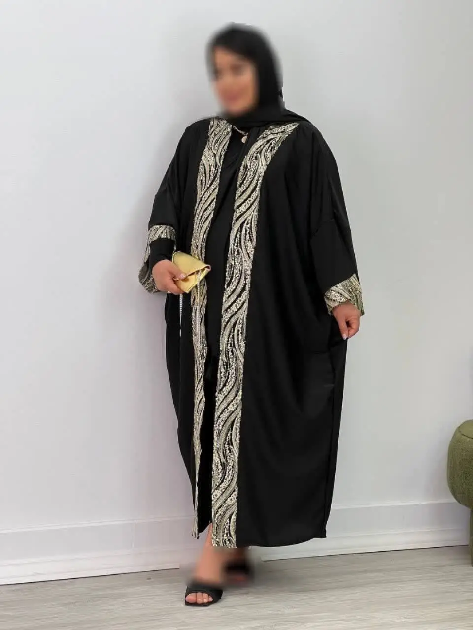 ❤️ مانتو عبایی جلوباز🌺عیدااااانه🌺 طاووس ۱۶
