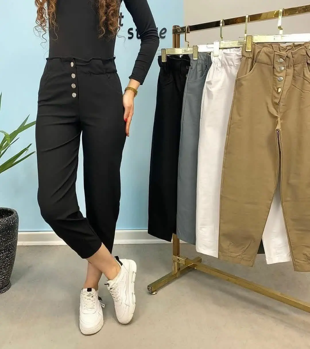 نام: شلوار کتان مام استایل
