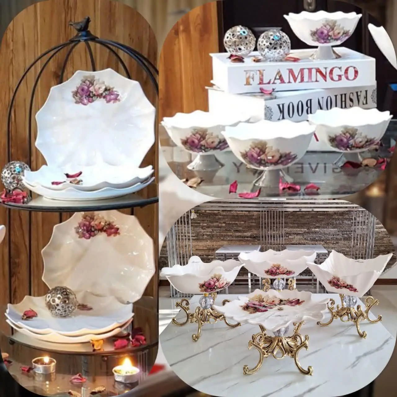 ✅سرویس چهارتیکه پذیرایی طرح بنفشه ترانسفر 😍😍
