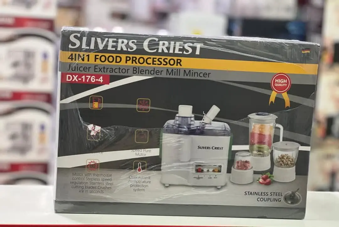 آبمیوه گیری چهار کاره لاکی سیلور کرست رسید 
