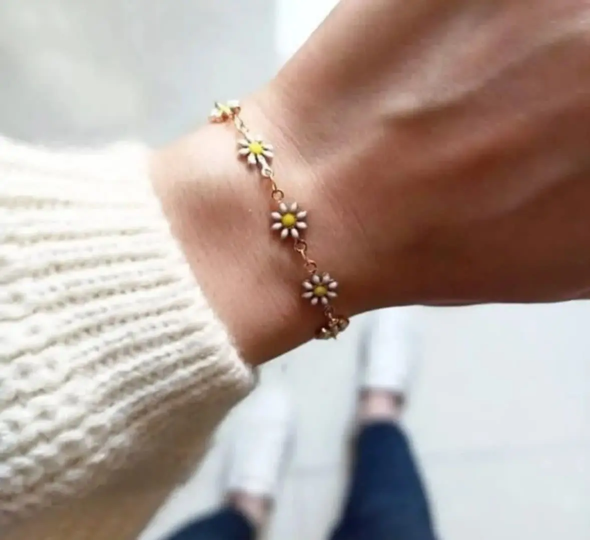 دستبند بابونه جذابمون 🤩
