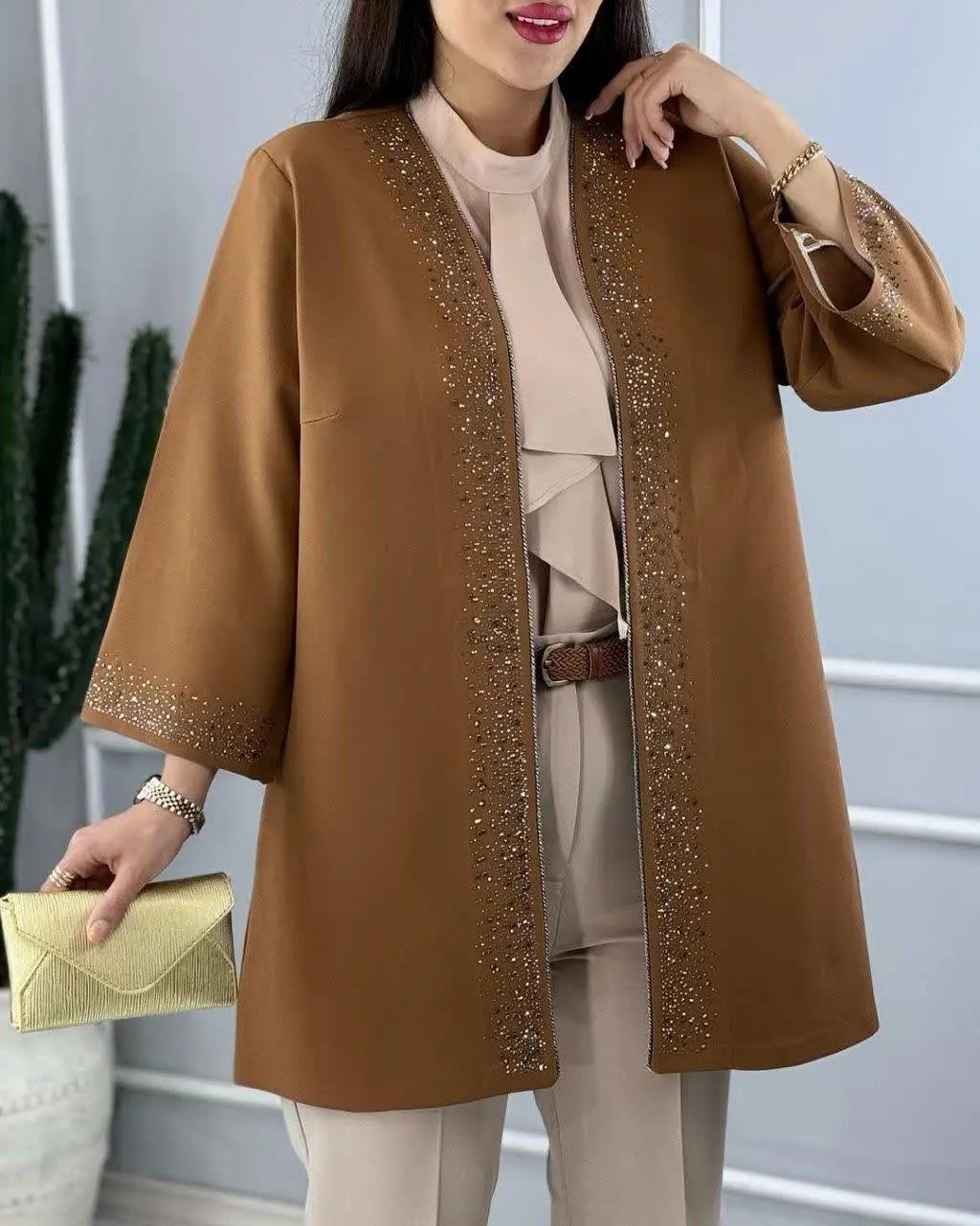 🖋نام: کت نگینی مجلسی مروارید💎
