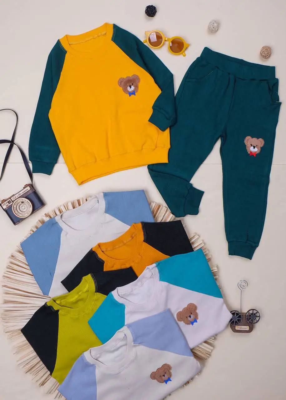 👕نام کالا: #بلوز شلوار کبریتی لاکرادار اسپرت 
