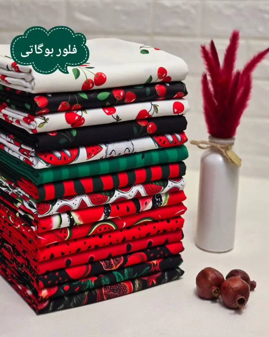 🔴نوع جنس: کرپ فلور بوگاتی یلدایی _________
