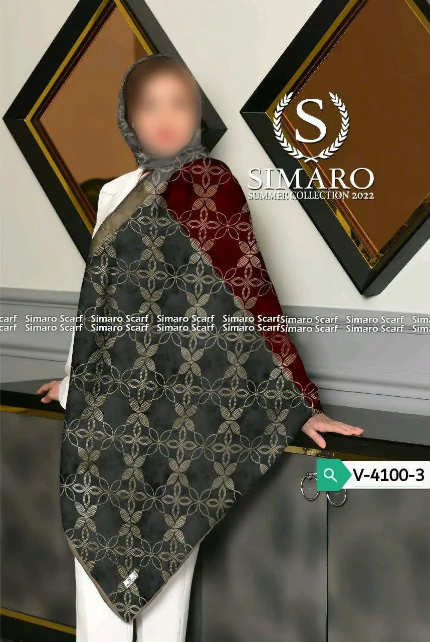 🌻 #عنوان: روسری حریر سیمارو
