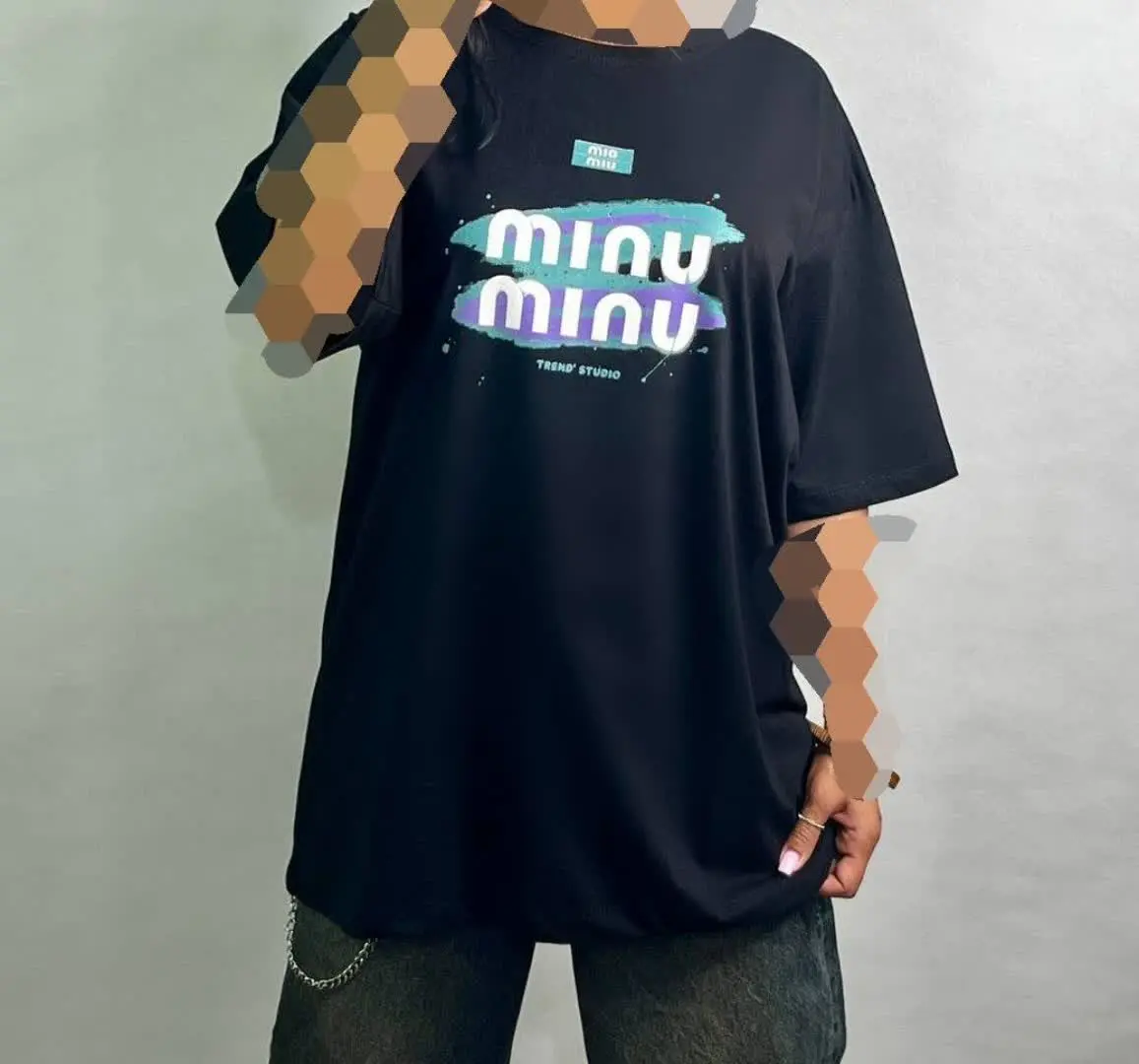 تیشرت لانگ مشکی
