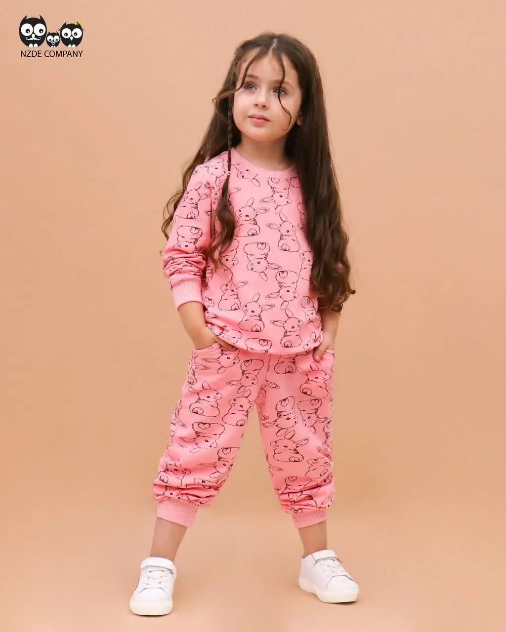 بلوز شلوار خرگوش چاپی NZDE
