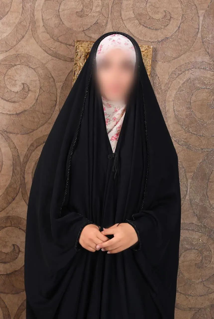♦️ مدل: جده عبایی، خطی (جواهر دوزی) 
