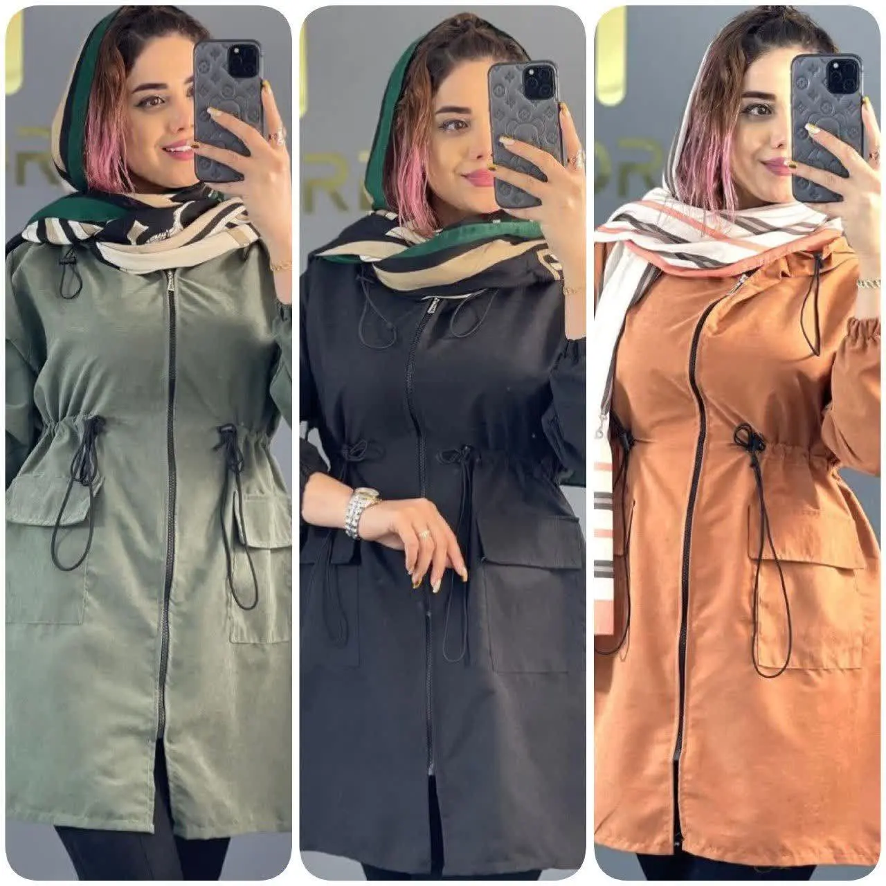 ❤️نام: مانتو کمر گت مدل ویانا
