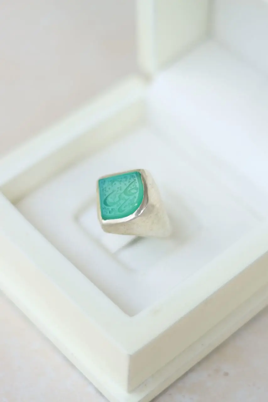 انگشتر نقره مردانه مدل معرو...