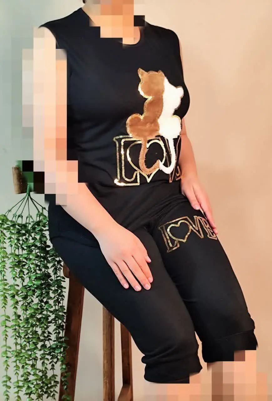 👚نام: تاپ شلوارک پیشی
