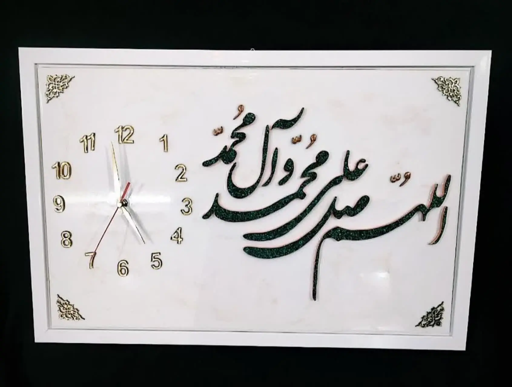 تابلو صلوات و ساعت مس فیروزکوب 😍😍
