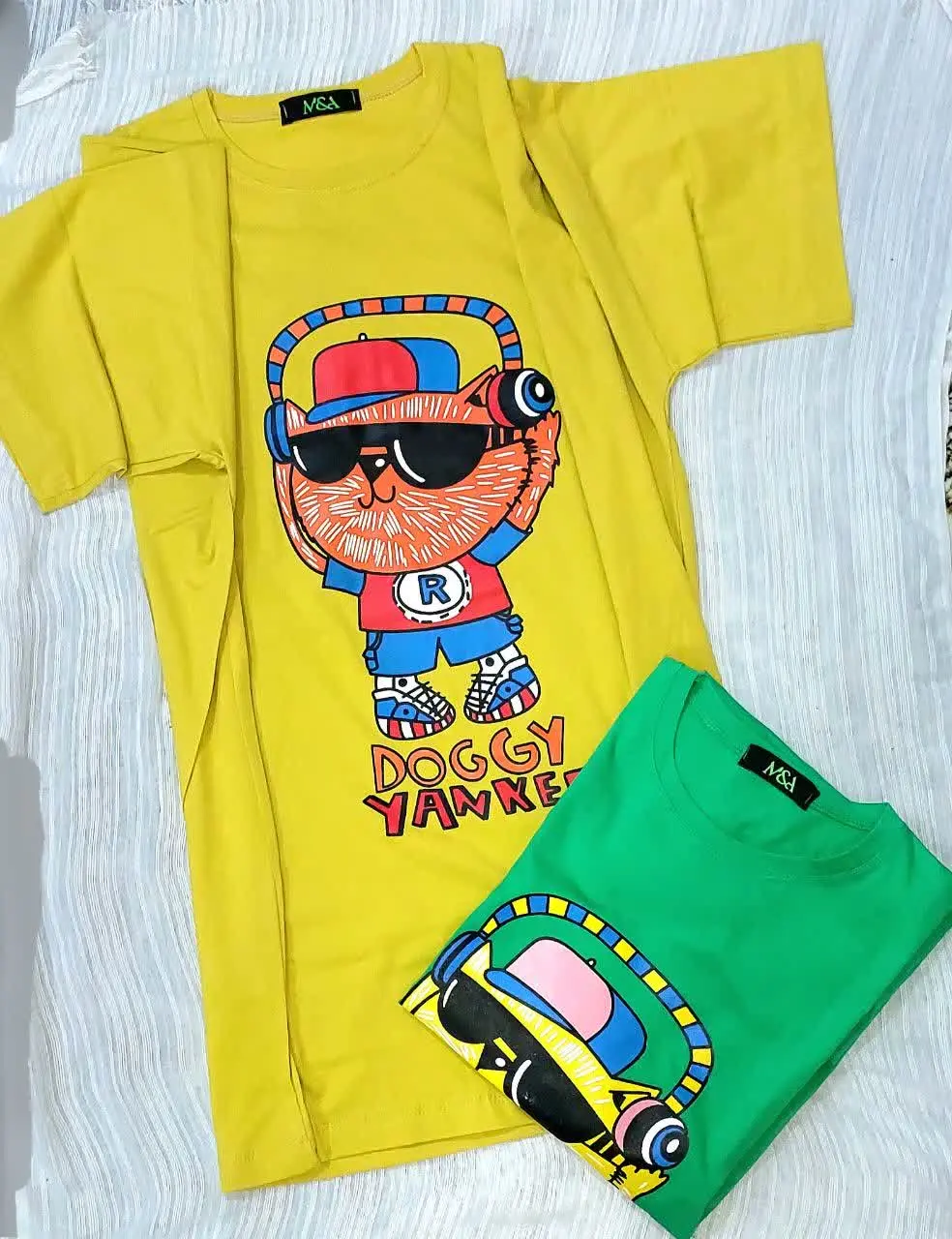 تیشرت زنانه لانگ طرح چاپی کارناوال♡͜♡🐻
