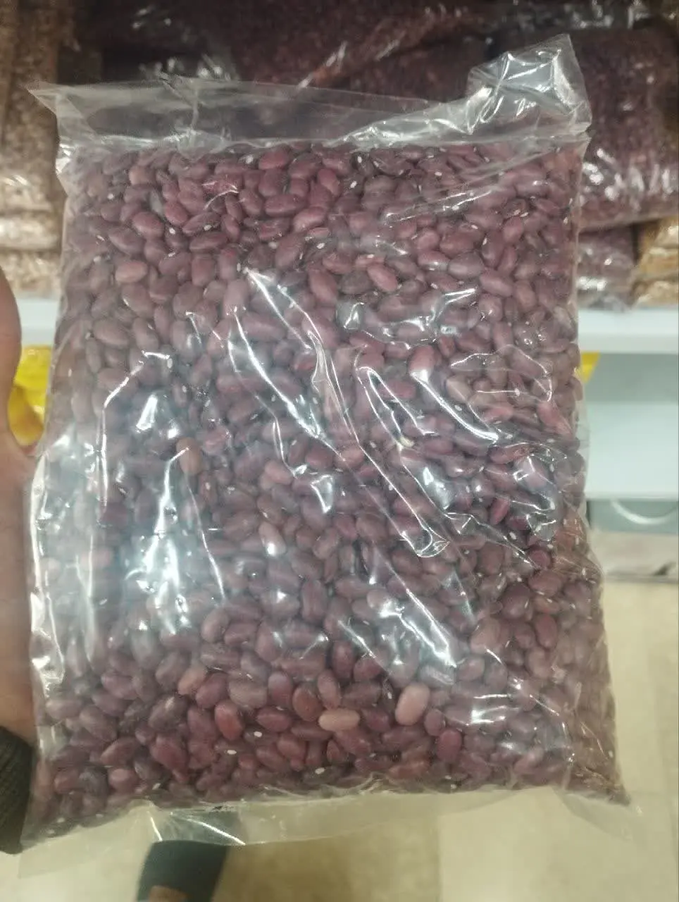 👈 لوبیا قرمز ۹۰۰ گرمی 
