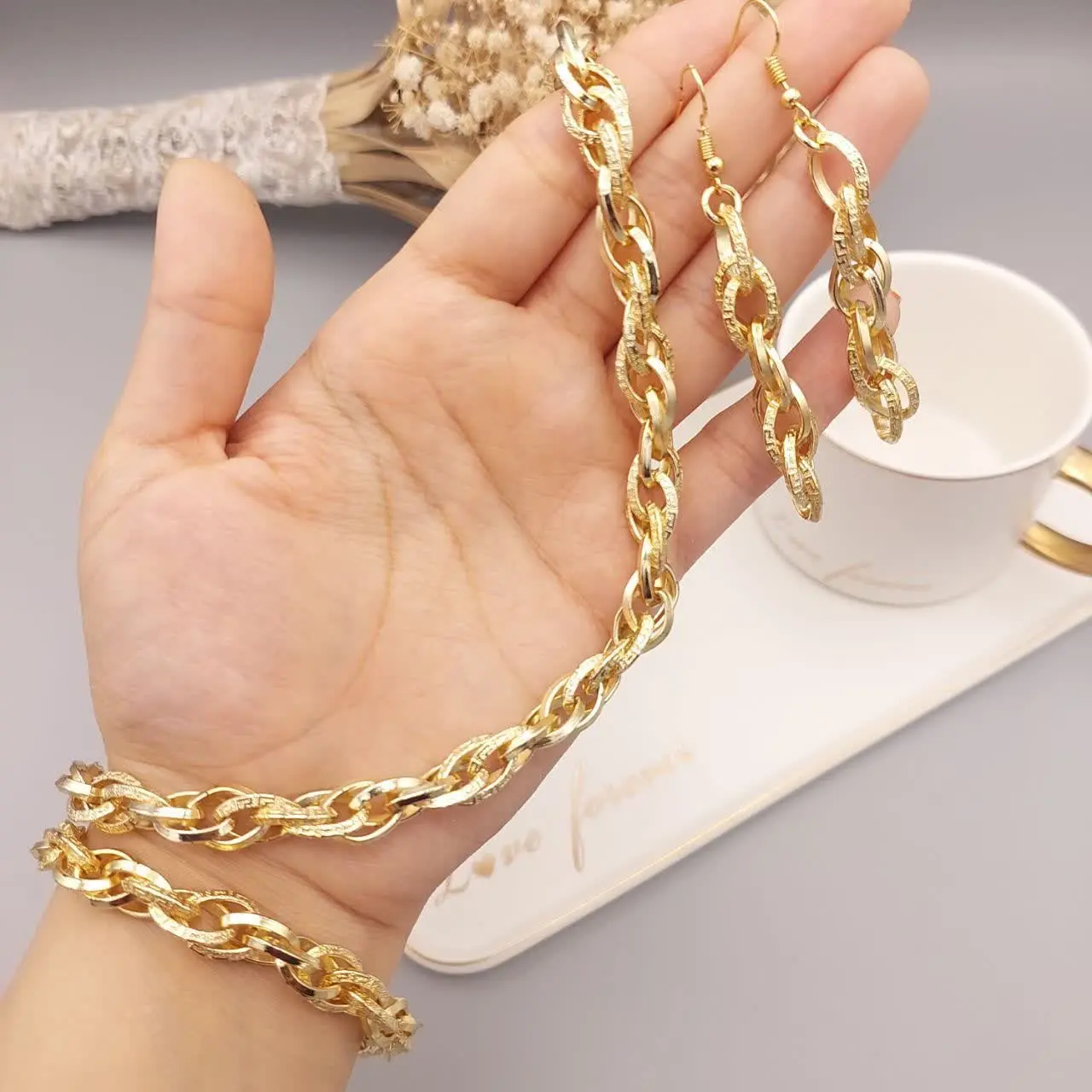 #سرویس طرح طلا دو پو ریز جدید😍
