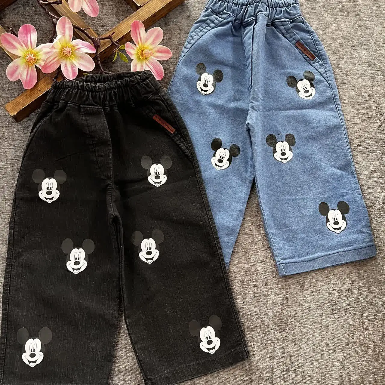 شلوار لی بگ دخترانه
