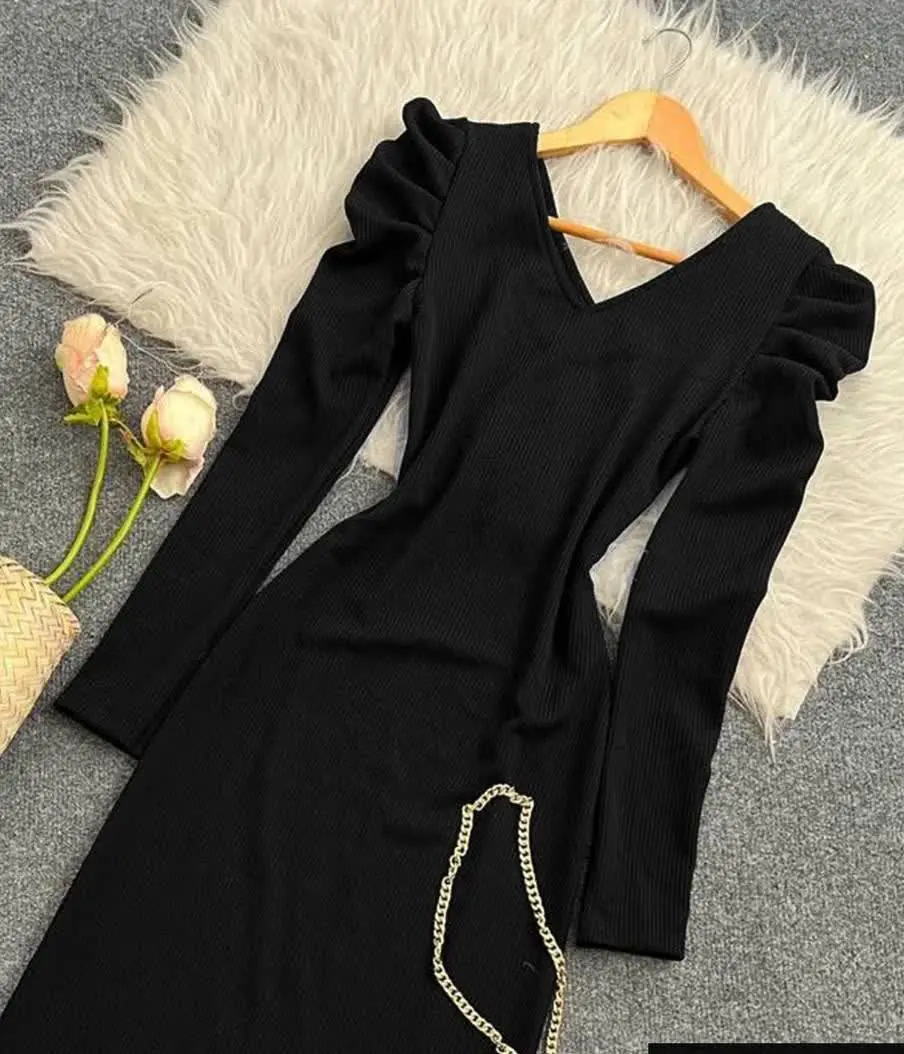 🌙نام: پیراهن جذااااب مجلسی سالومه آستین پفی
