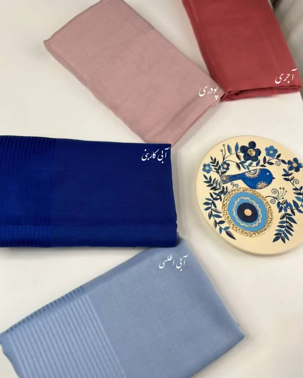 روسری نخی چهارفصل ساده
