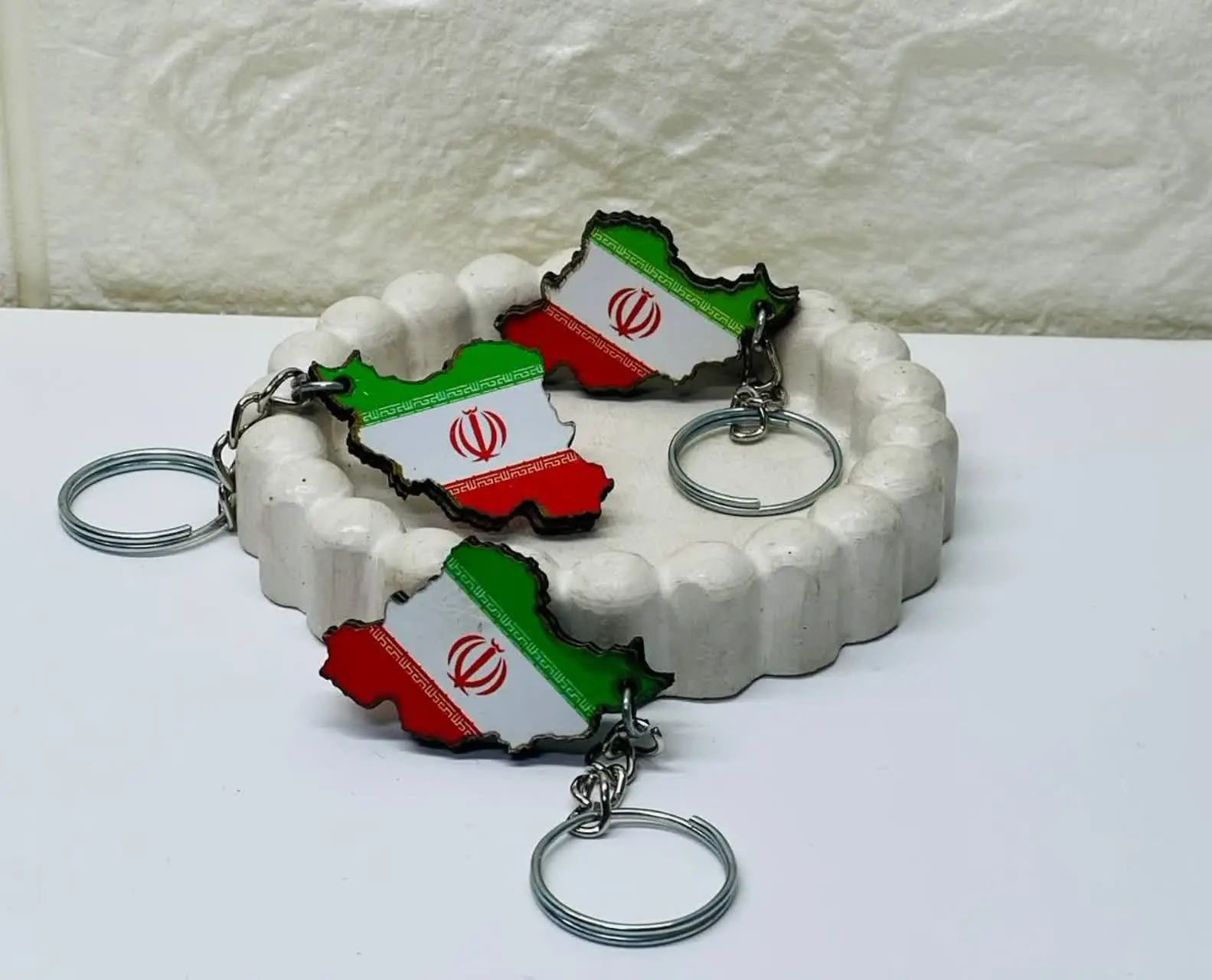 ⚜جاکلیدی چوبی نقشه ایران