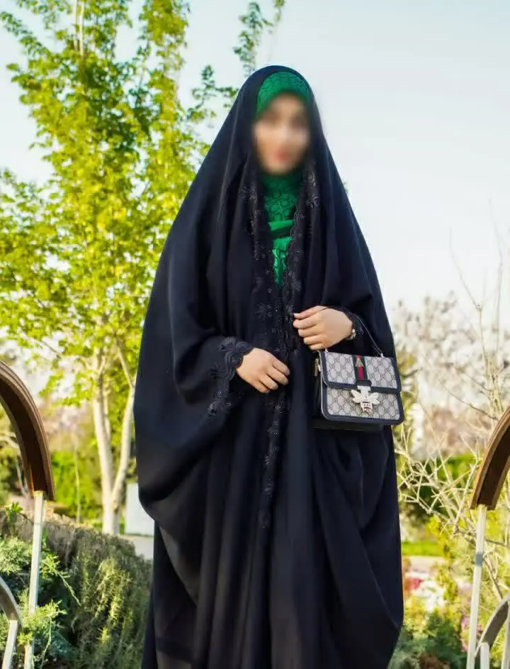 چادر جده تمام گلدوزی آیسا
