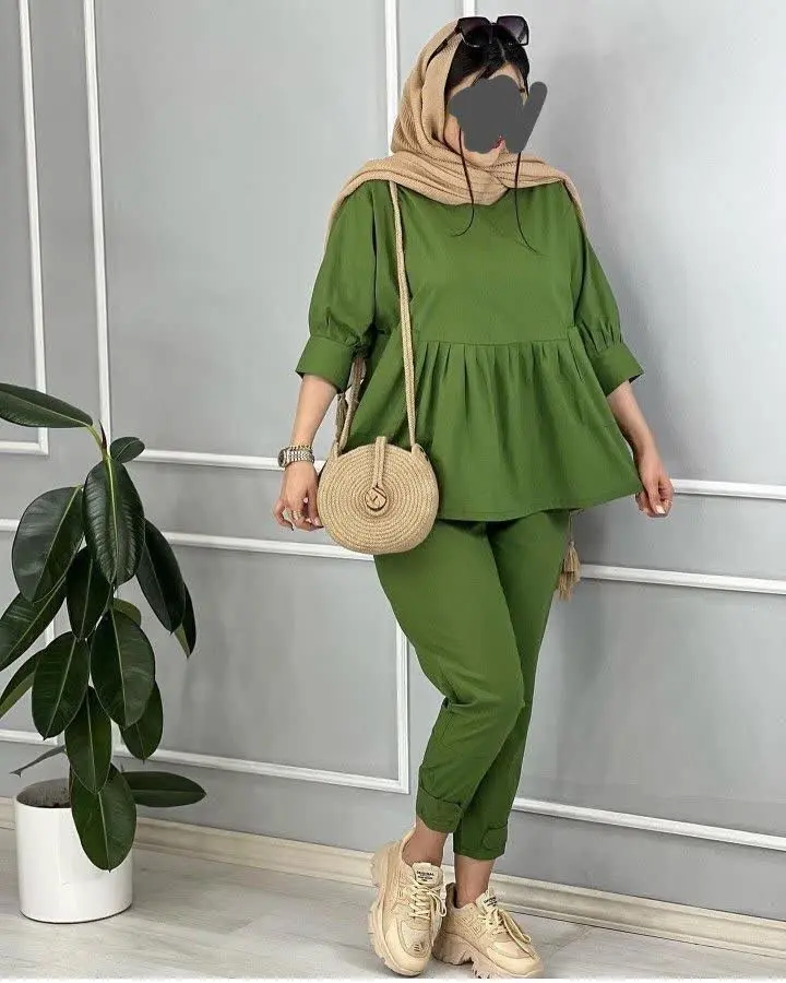 👚نام: تونیک شلوار ریحانه
