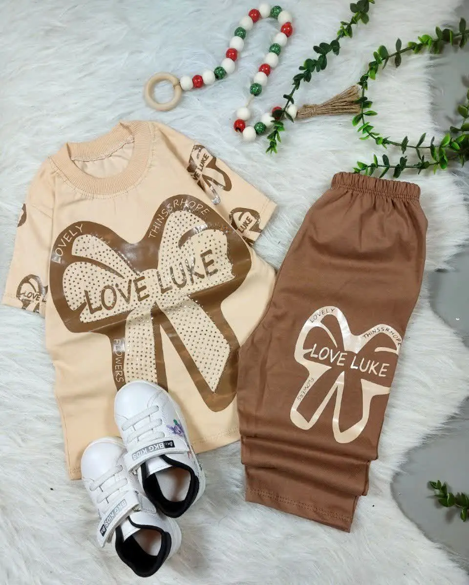 🎀تیشرت شلوارک پاپیون🎀
