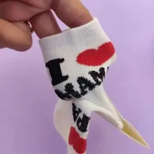 کد ۱۱۷۰ جوراب لاو نوزادی و کودک 
