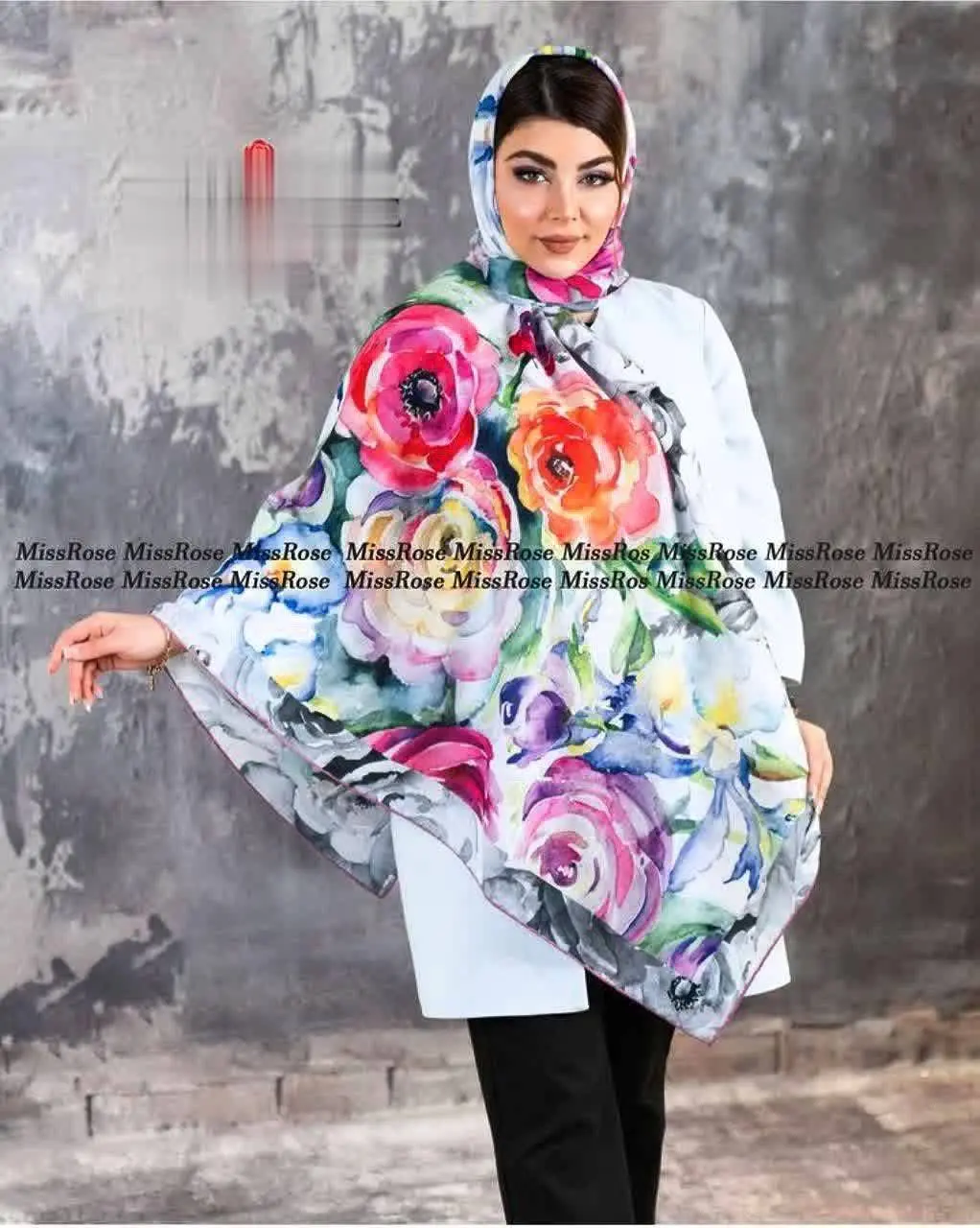 روسری سوپرکرپ قواره ۱۴۰
