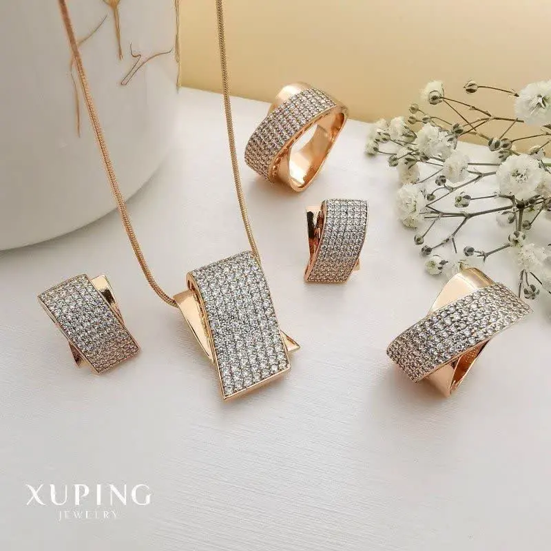 👑 نیمست جواهری فول‌نگین برند ژوپینگ 👑
