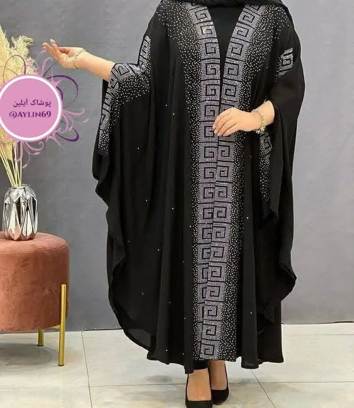 🖋نام: مانتو عبا مجلسی طرح ورساچه
