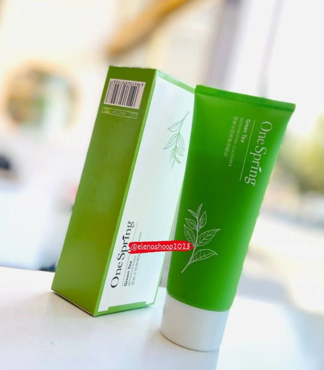 🌱 فوم شستشو چای سبز 🌱 
