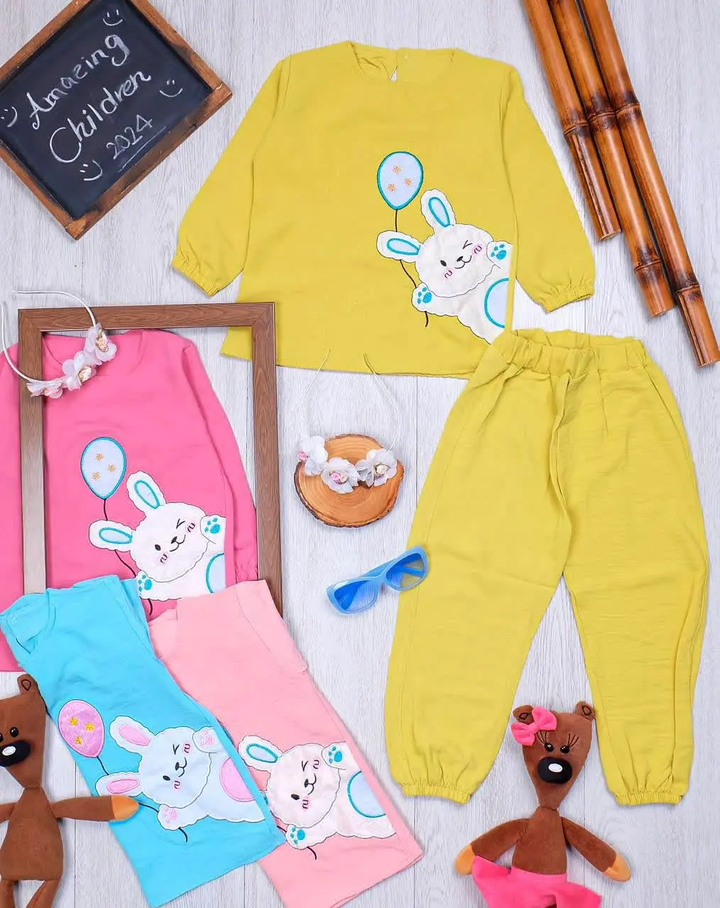 شومیز شلوار ابروبادی دخترانه👩
