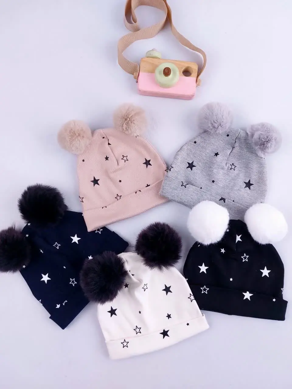 کلاه پوم دار ستاره ⭐️