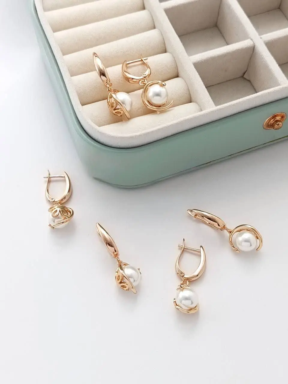 گوشواره مرواریدی آویز😇