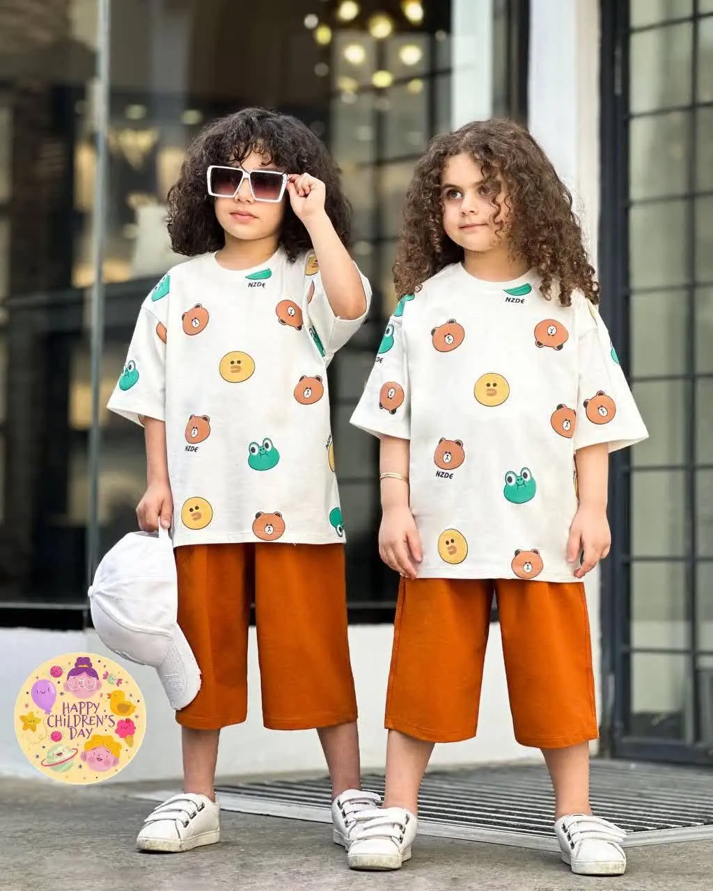 👦🏻👧🏻 بلوز شلوارک بگ استایل کد ۲۱۴۰۲
