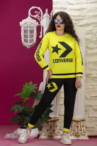 🎁بلوز شلوار چاپ CONVERSE۳
