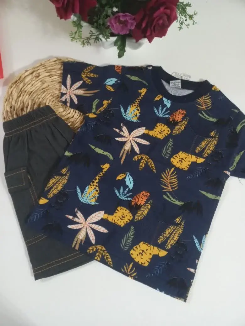 تیشرت شلوارک هاوایی 😍
