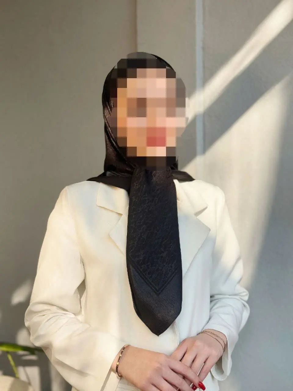 روسری_ابریشم ترک پک مشکی
