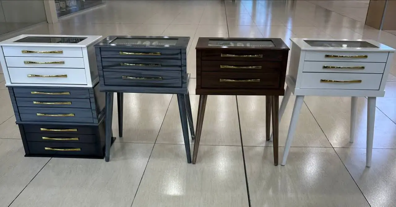 کنسول قاشق و چنگال سه کشو بدون پایه
