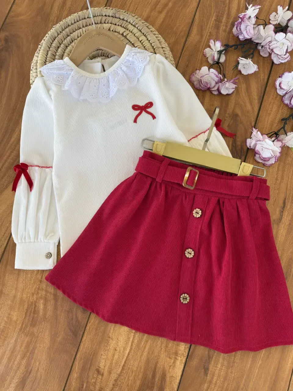 🔆 ست شومیز و دامن بیرونی من...