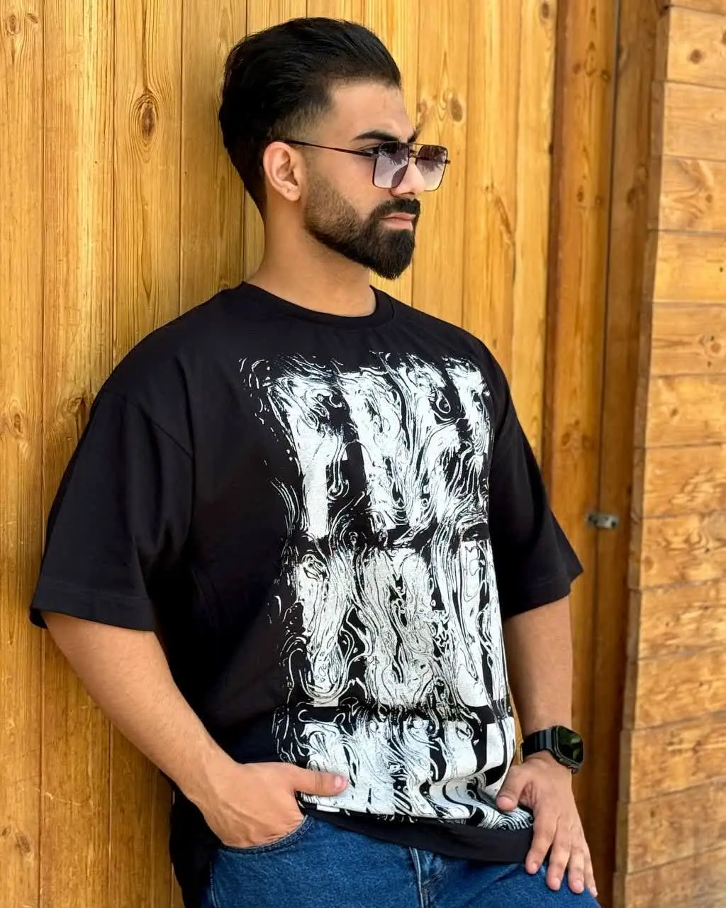 تیشرت‌های لانگ مردانه😎🍃
